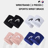 Cotton Sports Wristband Pair