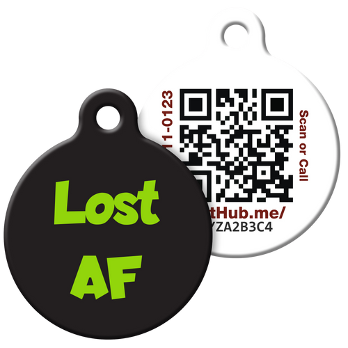 PetHub QR ID Pet Tag - Lost AF