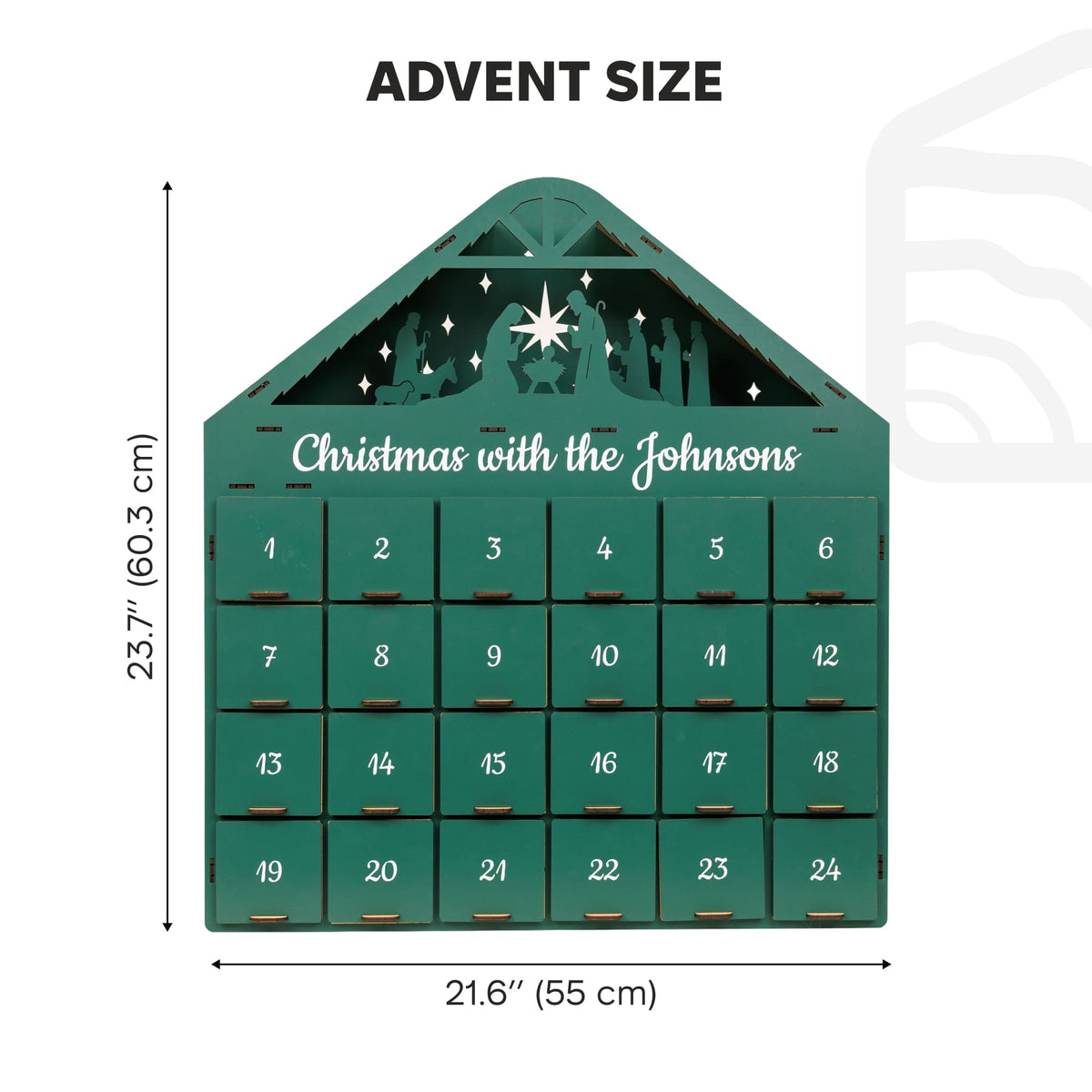 Christmas Advent Calendar - Green