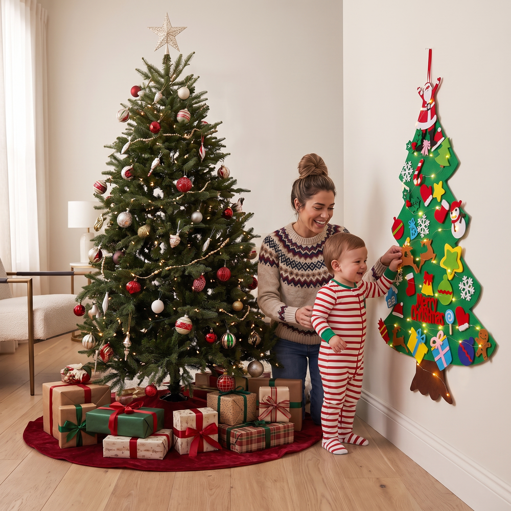 Trim-a-Tot™ Interactive Felt Christmas Tree