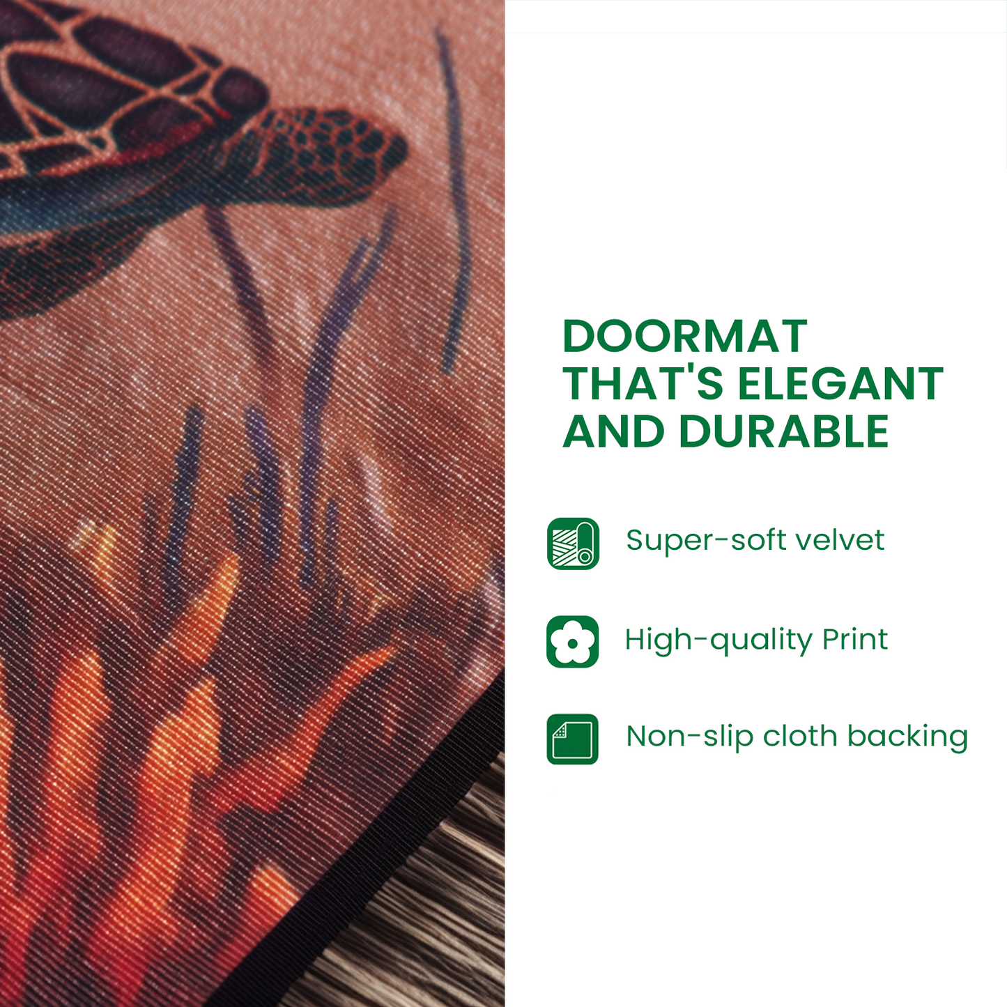 Golden Retriever Welcome Mat