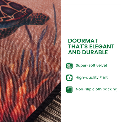 Golden Retriever Welcome Mat