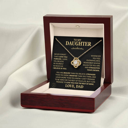 Daughter's Forever Love Necklace