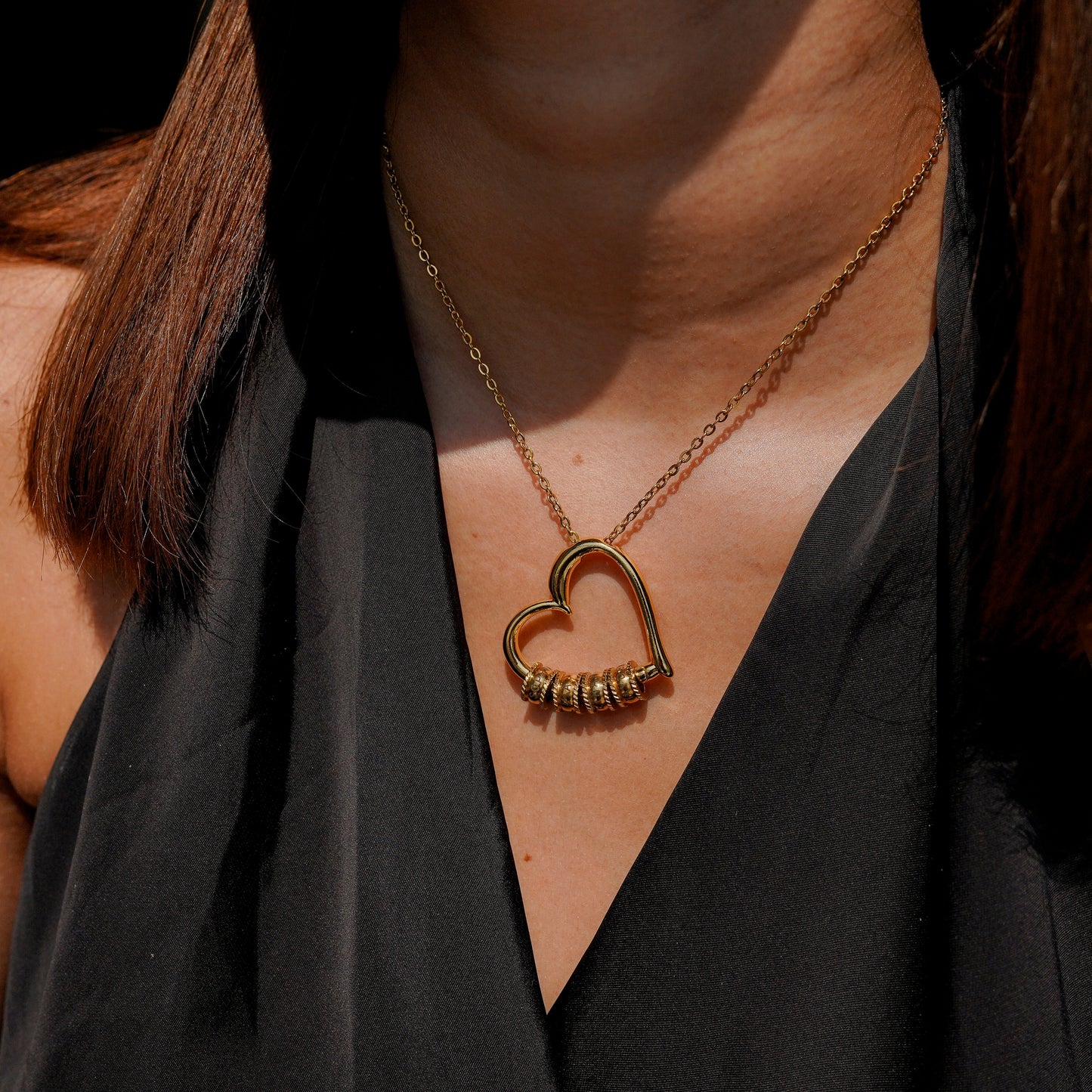 Family Heart Necklace Gift