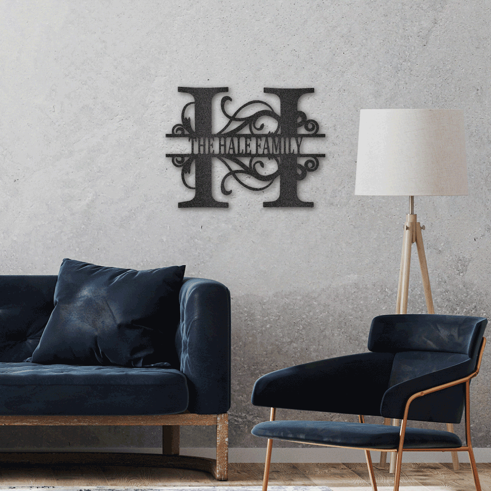 Custom Family Name Wall Art