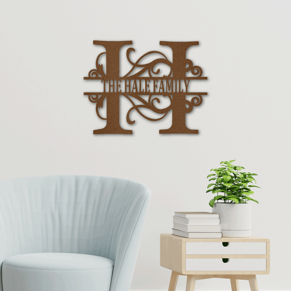 Custom Family Name Wall Art