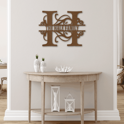 Custom Family Name Wall Art