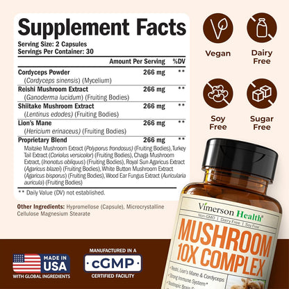 PeakMind Mushroom Blend