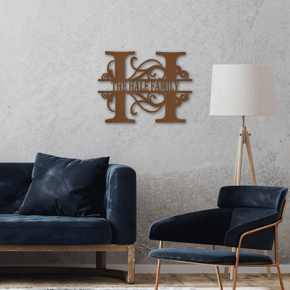 Custom Family Name Wall Art