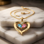 Birthstone Heart Necklace