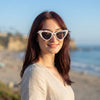 Pearl Embellished Bride Sunglasses