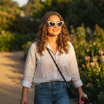 Pearl Embellished Bride Sunglasses