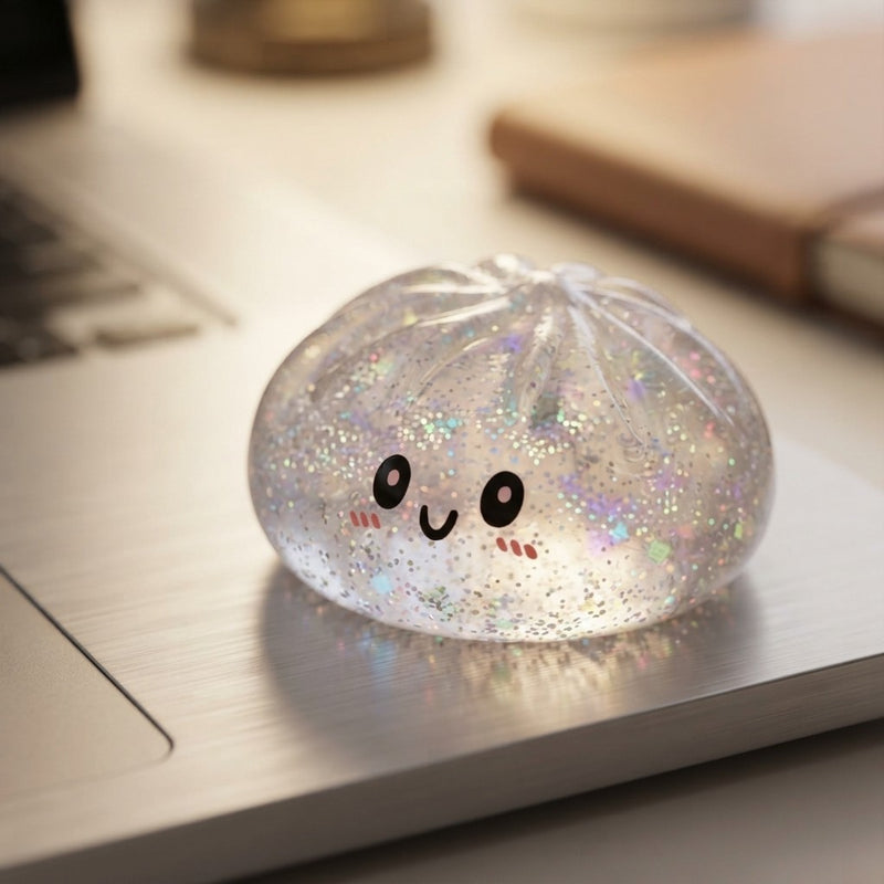 Glitter Dumpling Sensory Squeeze Toy