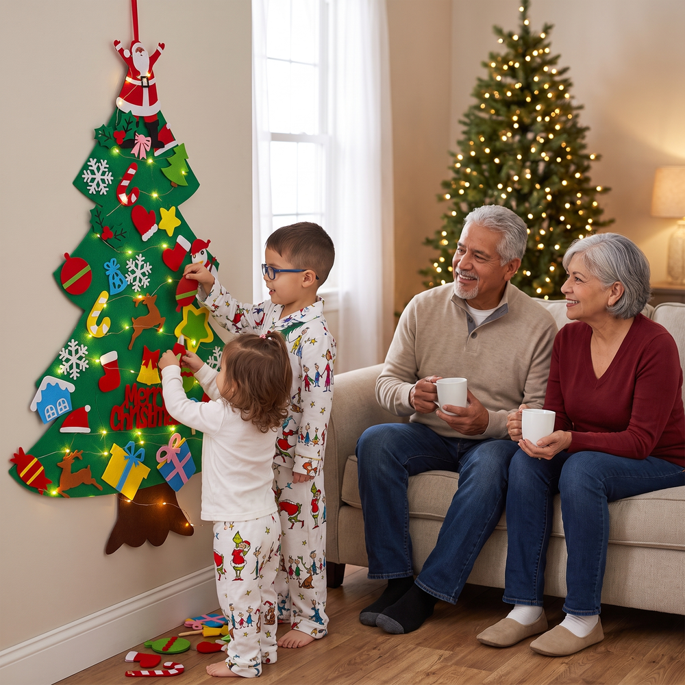 Trim-a-Tot™ Interactive Felt Christmas Tree